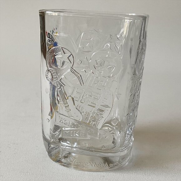 Disney Mickey Mouse Glass Cup 2000 Vintage Collectible McDonald’s 3D France - Picture 4 of 8